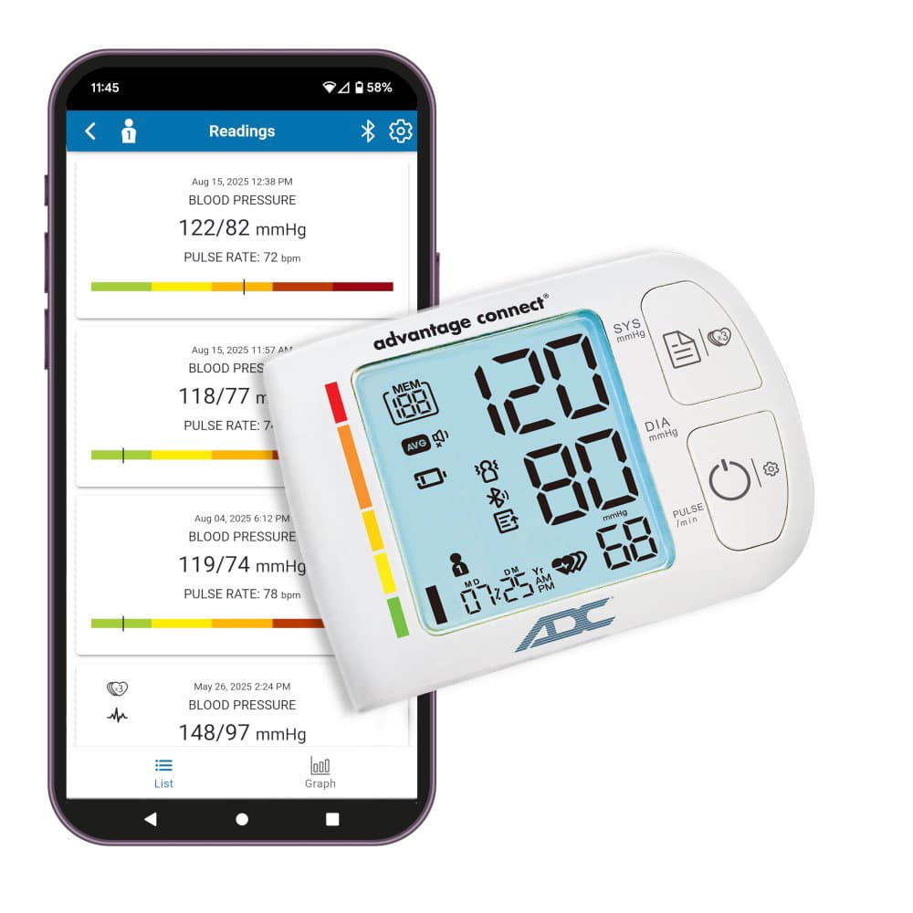 ADC Advantage Connect Digital Wrist Adult BP Monitor - Cuff 13.5-21.5 cm - Image 3