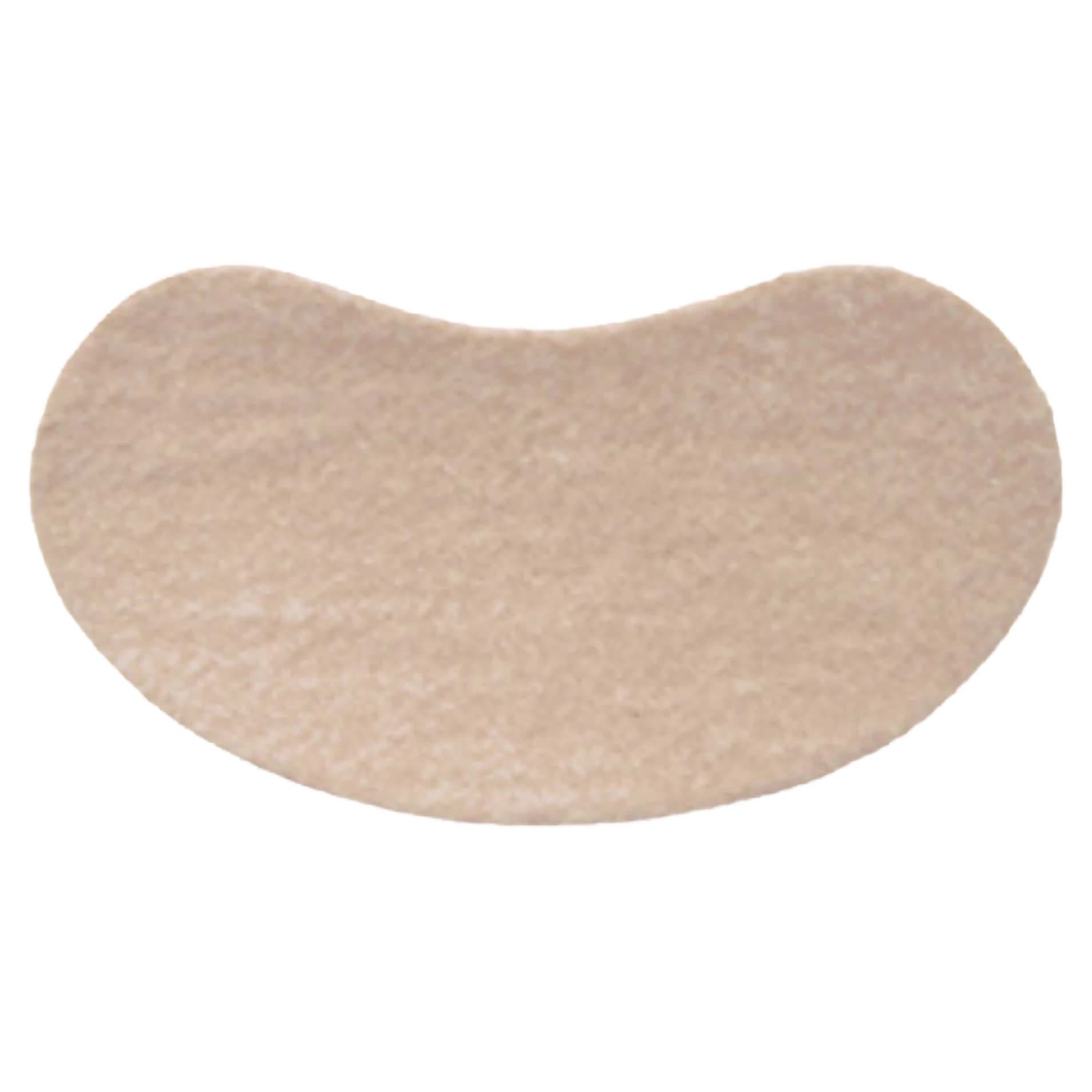 McKesson Protective Pad Beige Adhesive One Size Fits Most Kidney Shape, 3-1/2 Inch - Package of 100 - Image 1