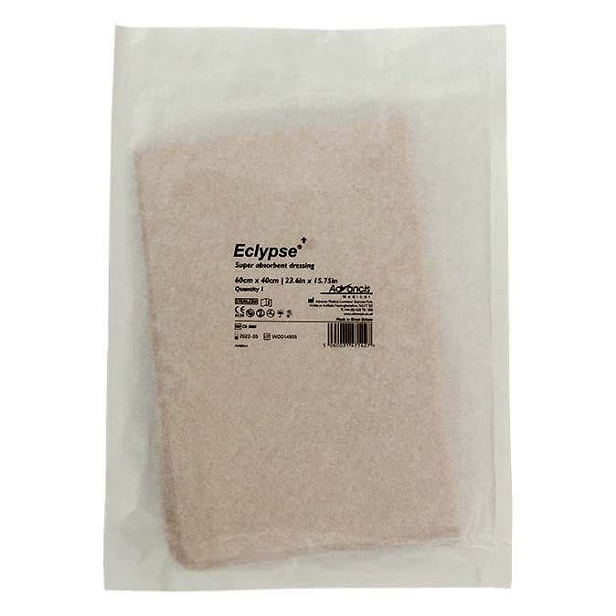 Eclypse Super Absorbent Wound Dressing, Cellulose, 24 x 16 Inch - Box of 10 - Image 1