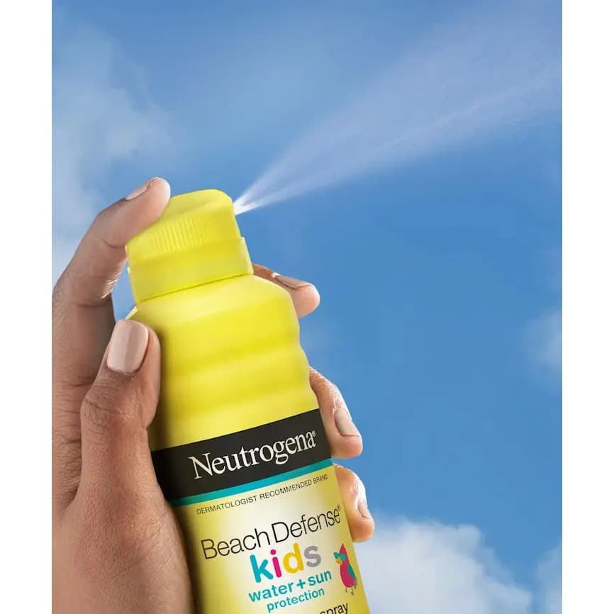 Neutrogena Beach Defense Kids Sunscreen Spray Broad Spectrum SPF 70, 6.5 oz - Each - Image 2