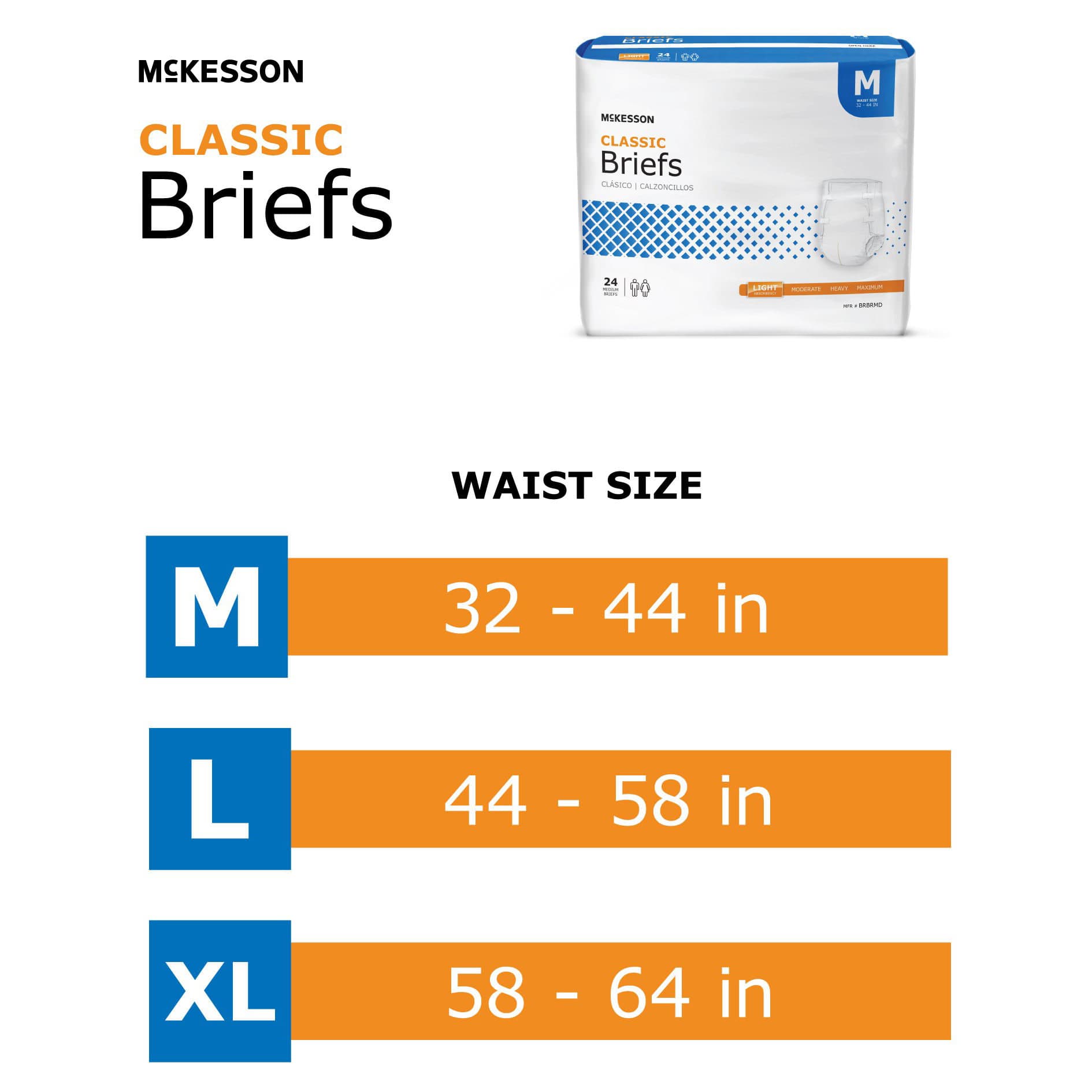 McKesson Classic Incontinence Briefs - Image 4