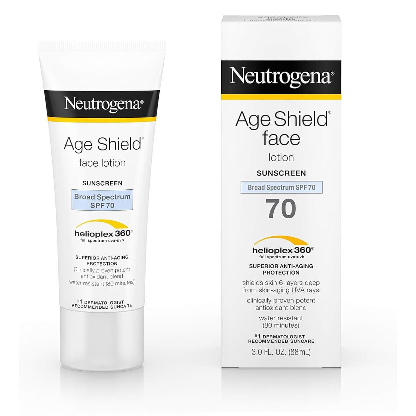 Neutrogena Age Shield SPF 70 Face Sunblock Lotion - Each - Image 1