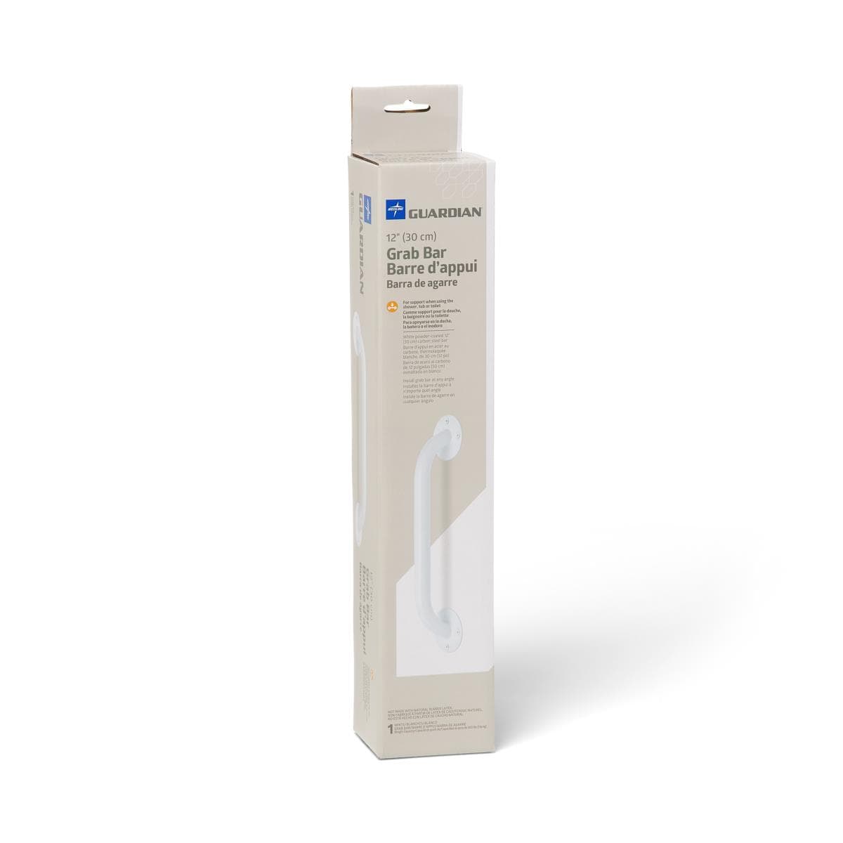 Medline White Enameled Grab Bars - Image 2
