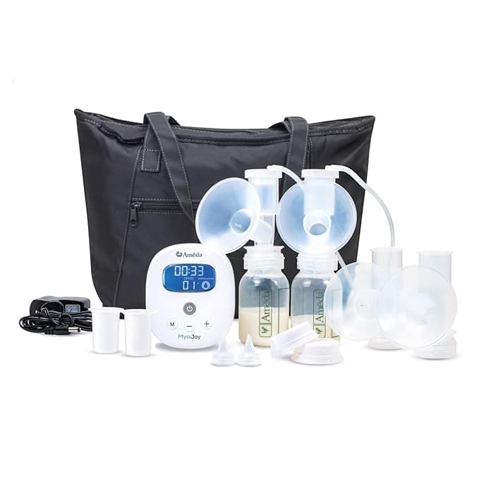 Ameda Mya Joy Double Electric Breast Pump with Large Tote Kit