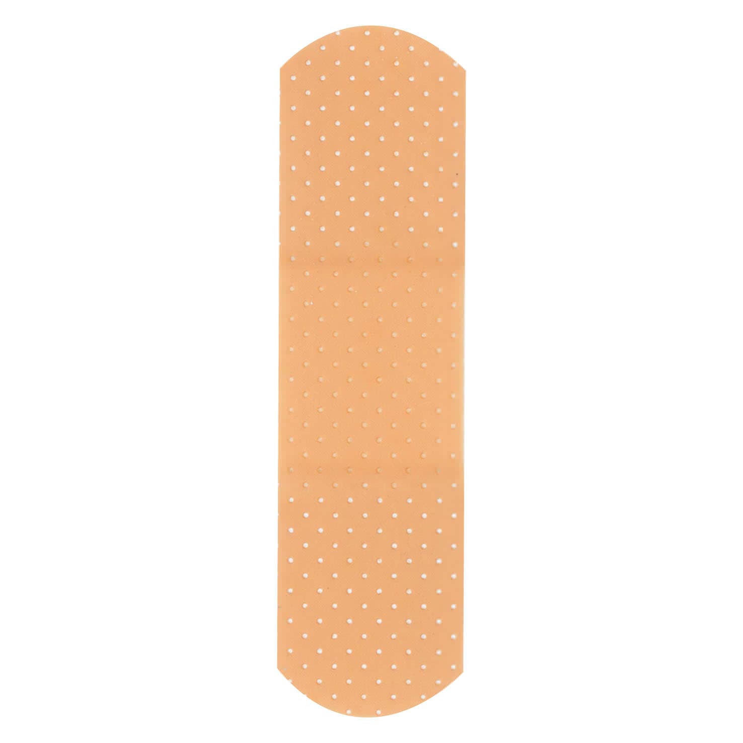 Dukal American White Cross Sheer Strip, Tan, 5/8 x 2-1/4 Inch - Box of 100 - Image 1
