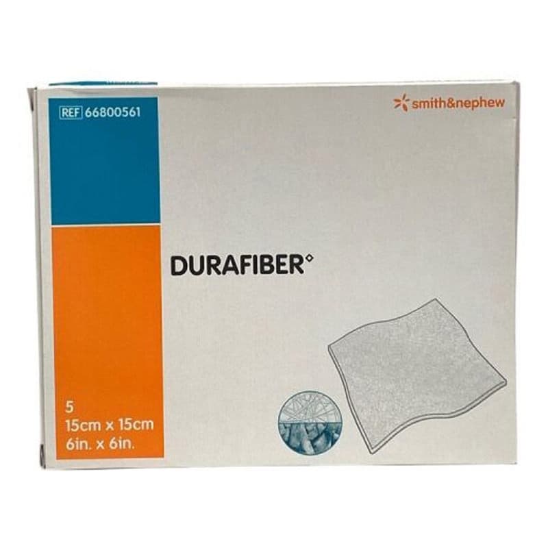 Durafiber Gelling Fiber Dressing, 6 x 6 Inch - Case of 60 - Image 1