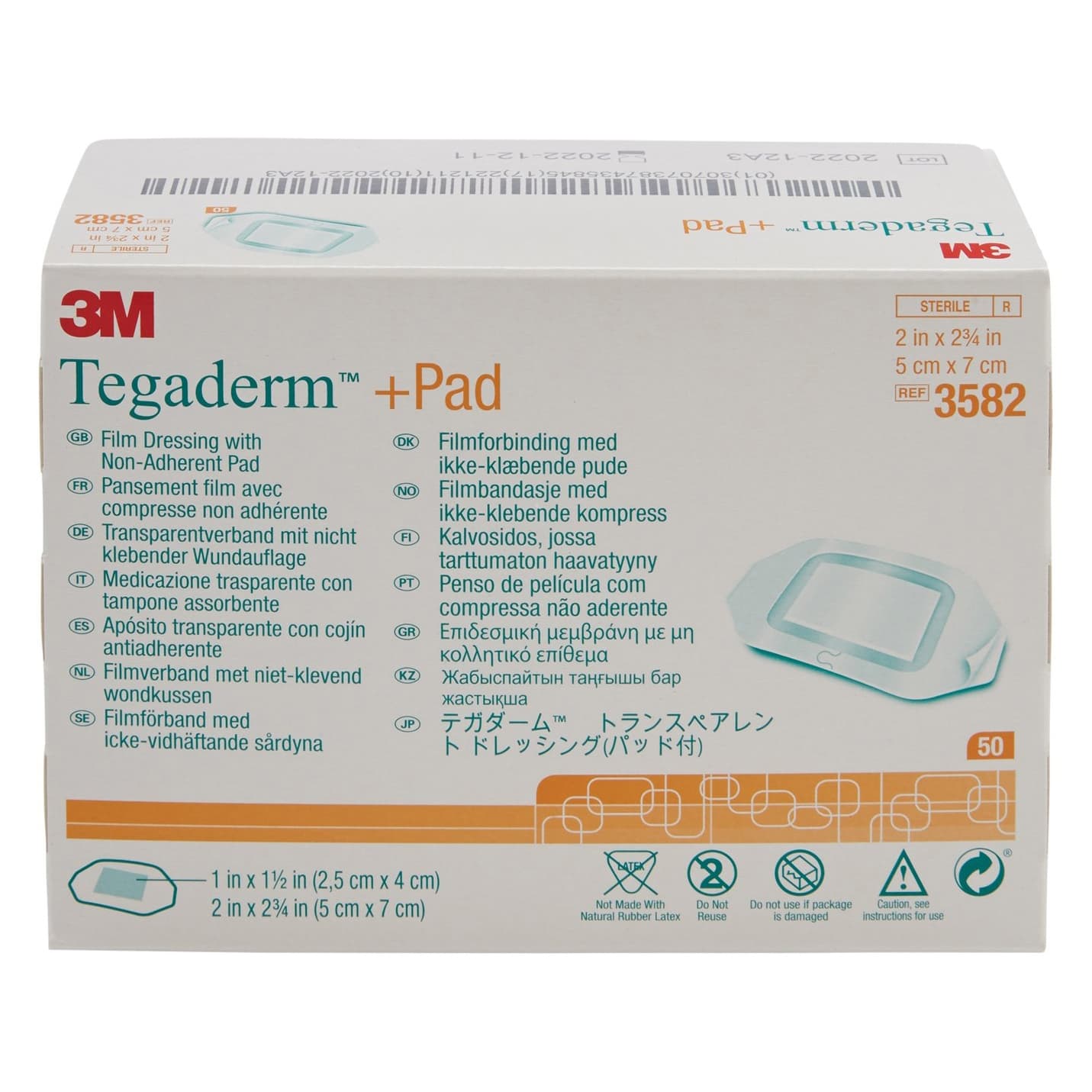 3M Tegaderm Plus Pad Film Dressing - Image 2