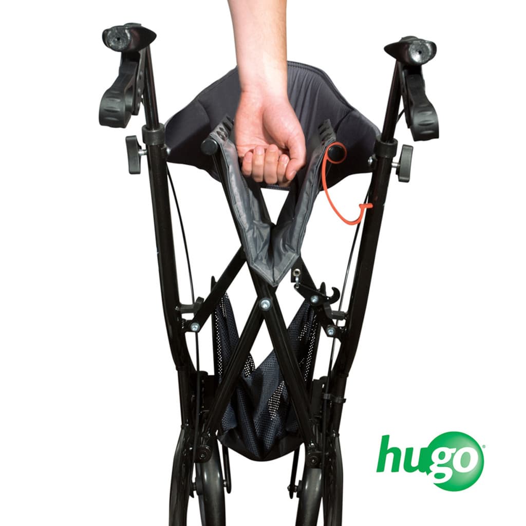 Drive Hugo eXplore Side-Fold Rolling walker with a Seat - Image 3