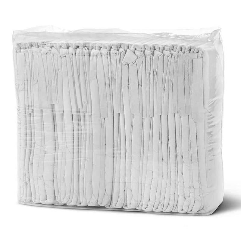 FitRight OptiFit Essential Disposable Briefs, Medium - Case of 100 - Image 1