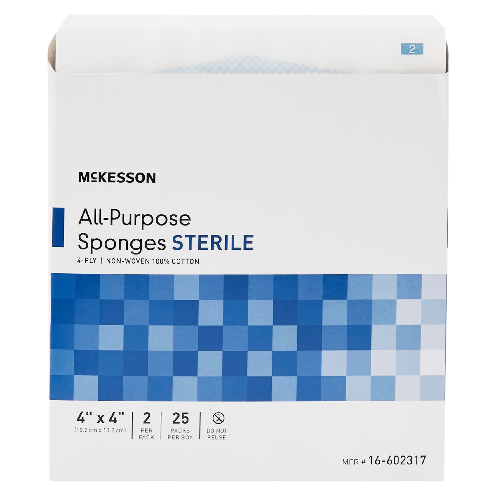 McKesson Cotton Nonwoven Sponge - Image 2