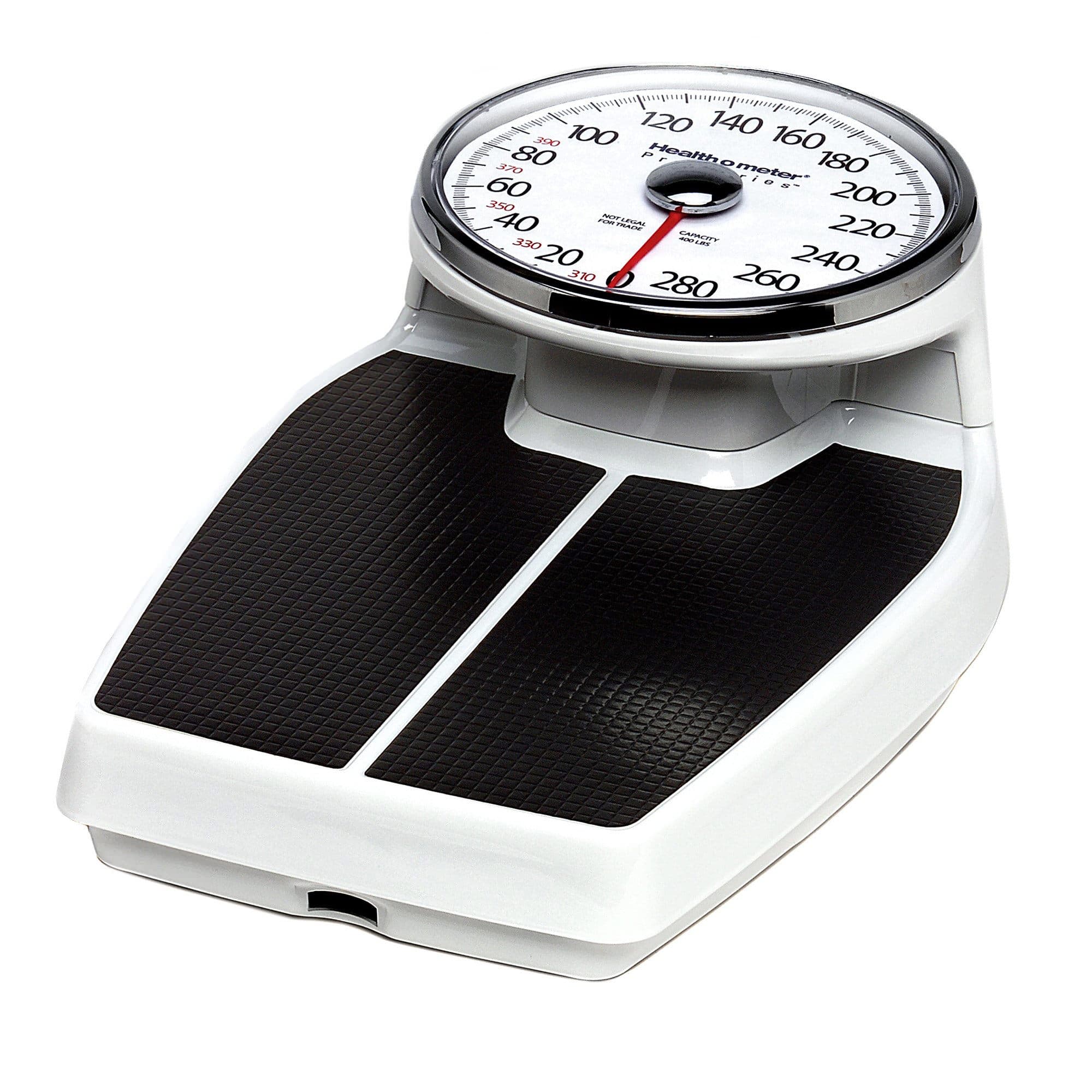 Health O Care Mechanical Floor Scale, Analog, 400 lb - Each - Image 1
