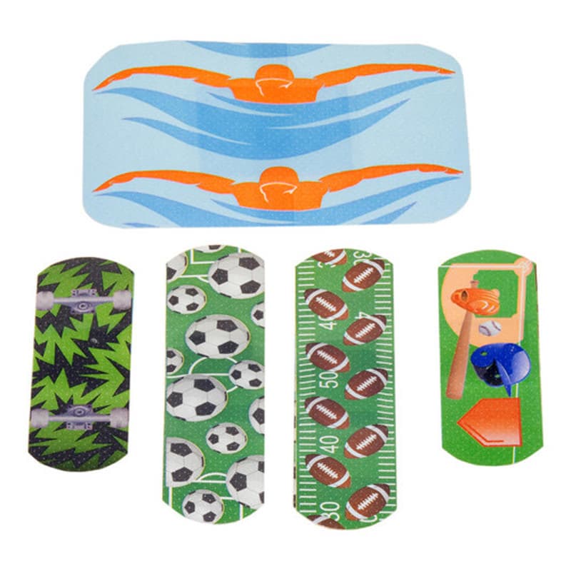 Ouchies Sportz Adhesive Bandages for Kids, 25 Count - Box of 25