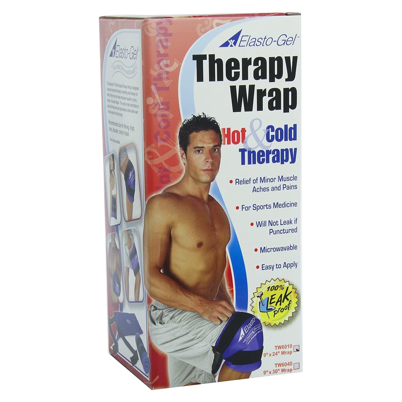 Elasto-Gel Re-Usable Hot and Cold Wrap, 9 x 24 Inch - Image 1