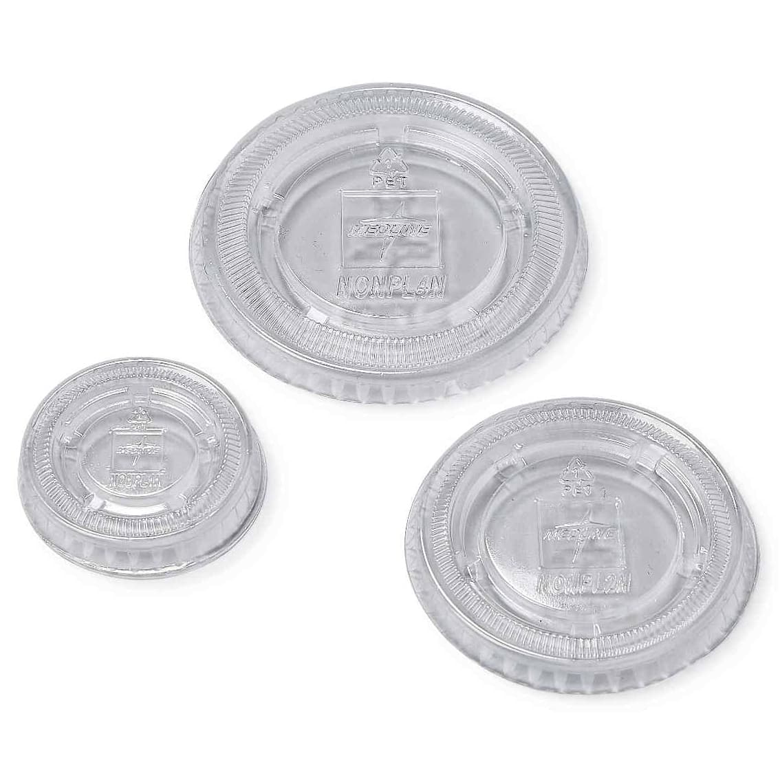 Clear Lid for Medline Portion Cup, 1 oz - Case of 2500 - Image 1