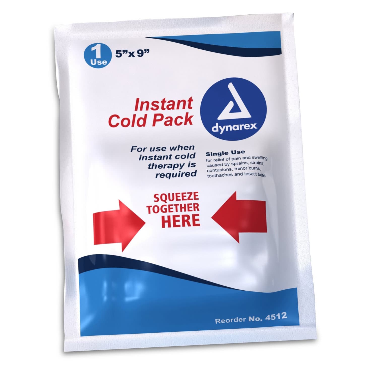 Dynarex Instant Cold Pack, 5 x 9 inch - Case of 24 - Image 1