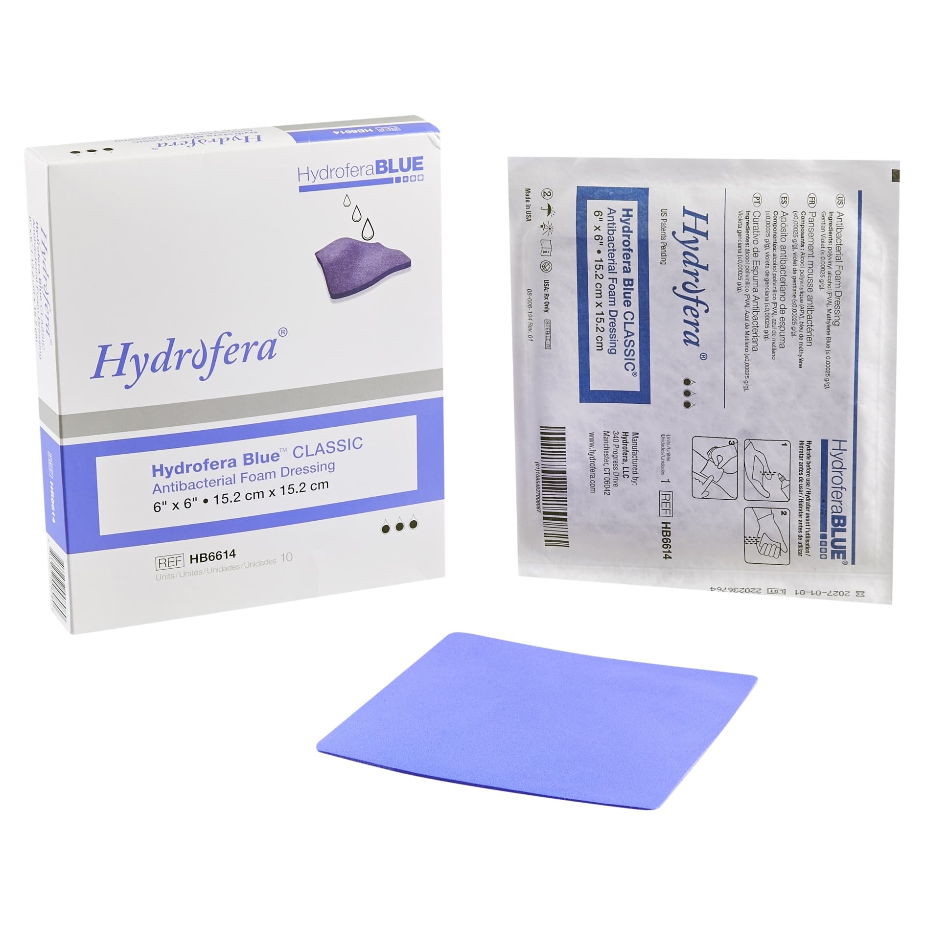 Hydrofera Blue Classic Antibacterial Foam Dressing - Image 3