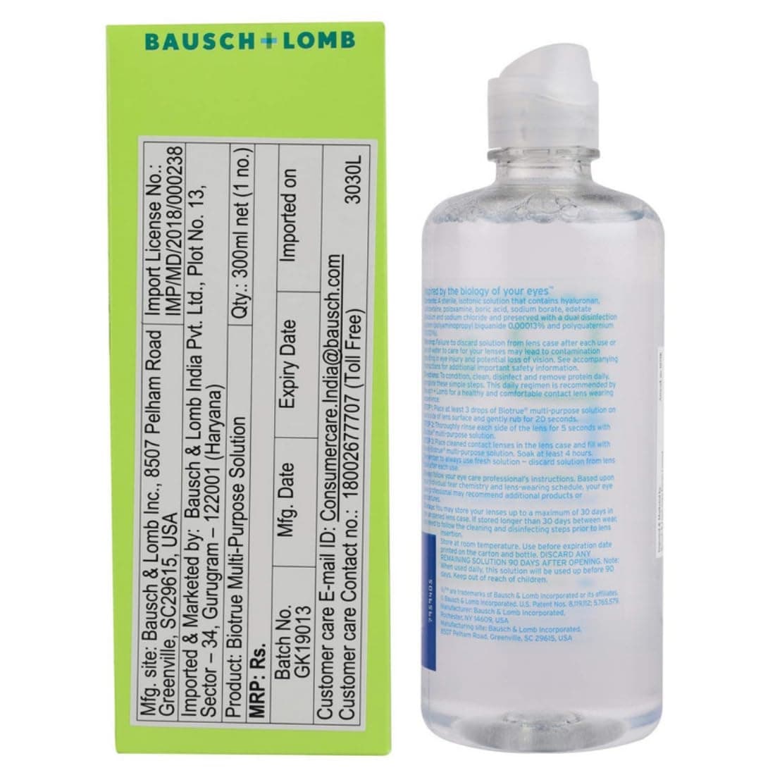 Biotrue Contact Lens Solution Bottle, 10 oz. - Image 2