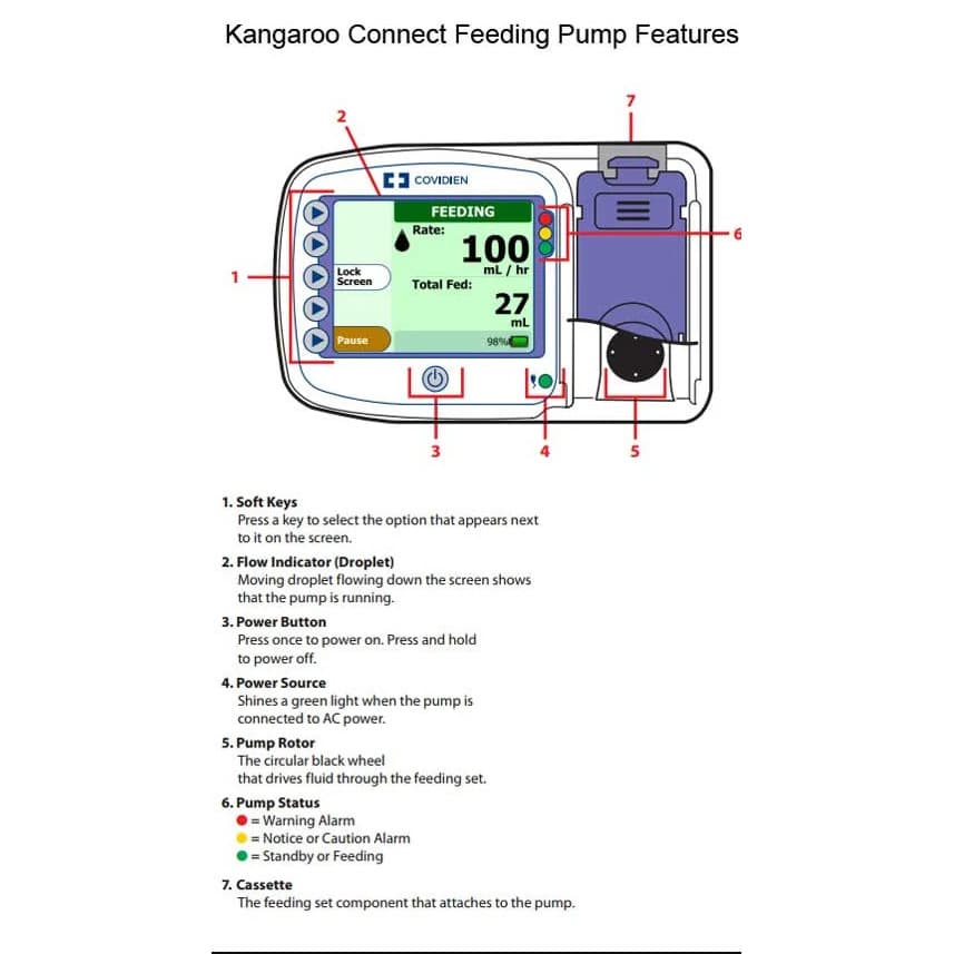 Covidien Kangaroo Connect Enteral Feeding Pump - Image 4