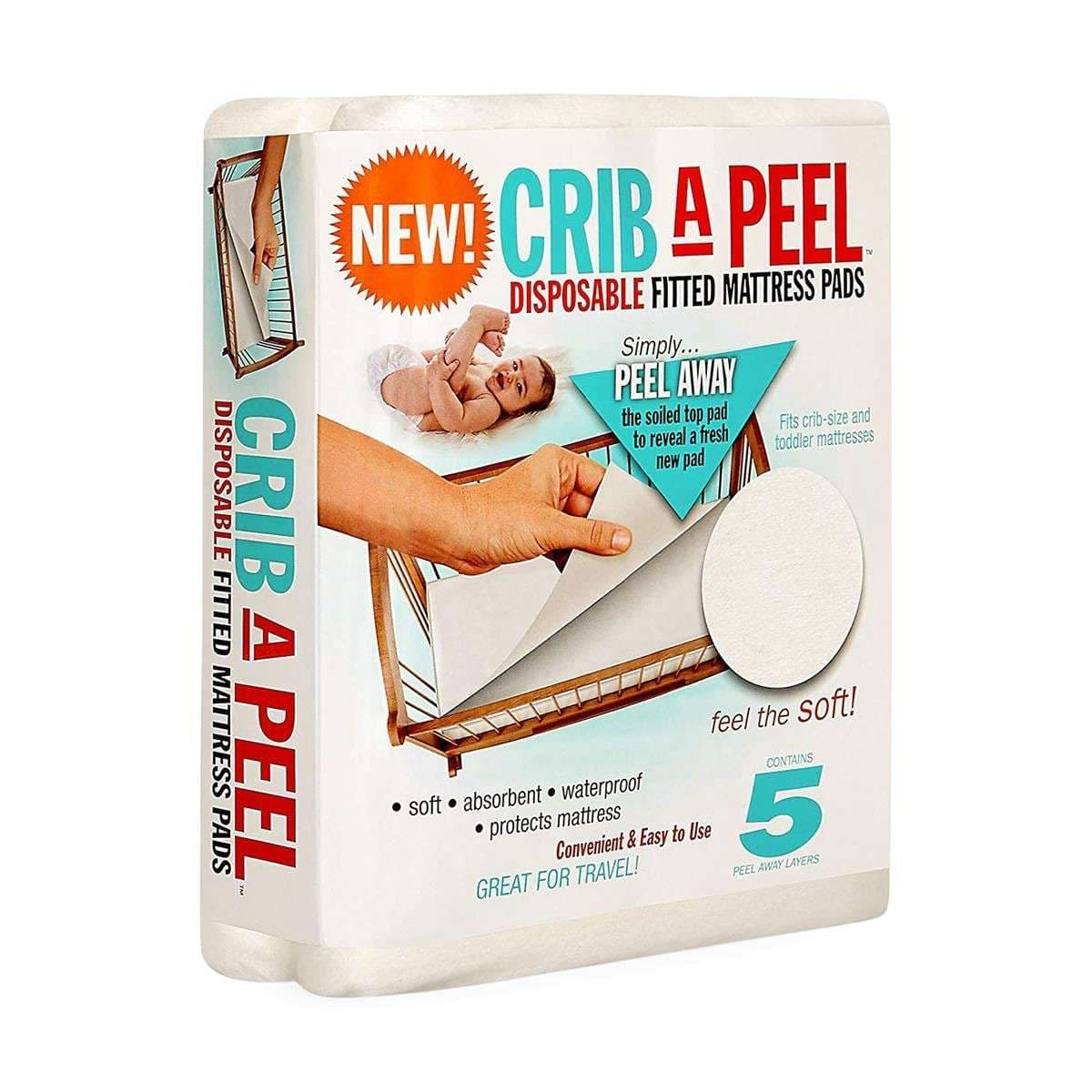 Medline 5 Layers PeelAways Bed Sheet, Queen - Image 1