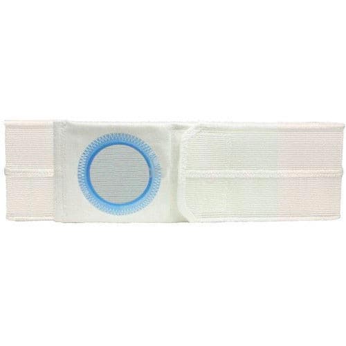 Nu-Hope 3" Regular Ostomy Belt, Prolapse Flap, 2-3/8 Inch Small, White - Each - Image 1