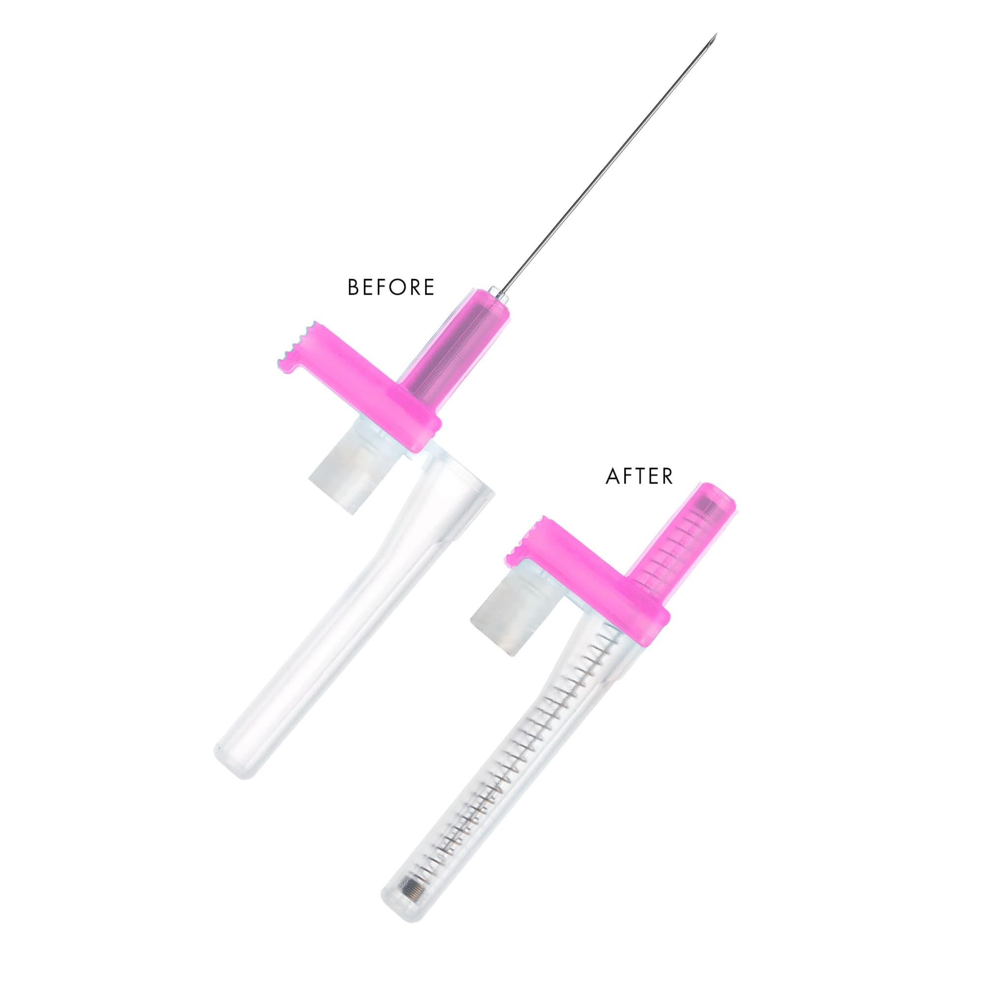 EasyPoint Retractable Safety Hypodermic Needle, 18G x 1-1/2" - Case of 400 - Image 1