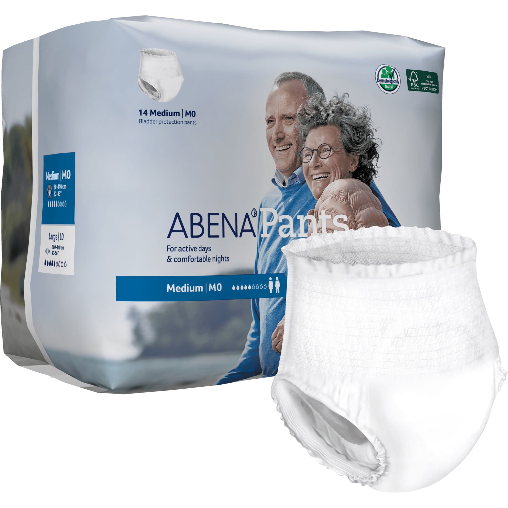 Abena Premium Incontinence Pants, Medium - Case of 84 - Image 1