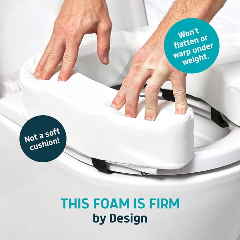 Lunderg Raised Toilet Seat Cushion - Image 3