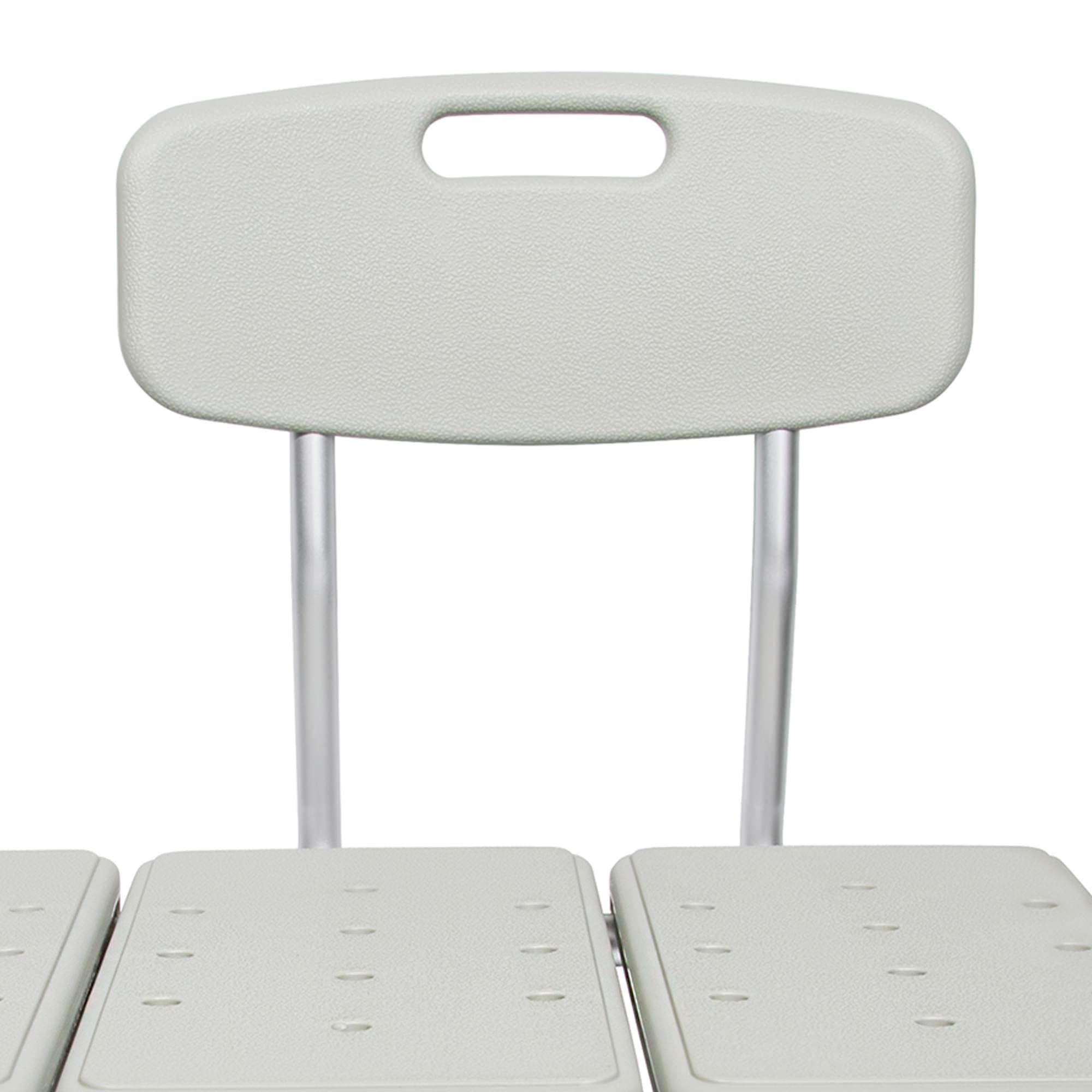 McKesson Knocked Down Bath Transfer Bench, Beige - Image 2