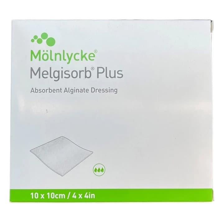 Melgisorb Plus Calcium Alginate Dressing, 4 x 4 Inch - Case of 100 - Image 1