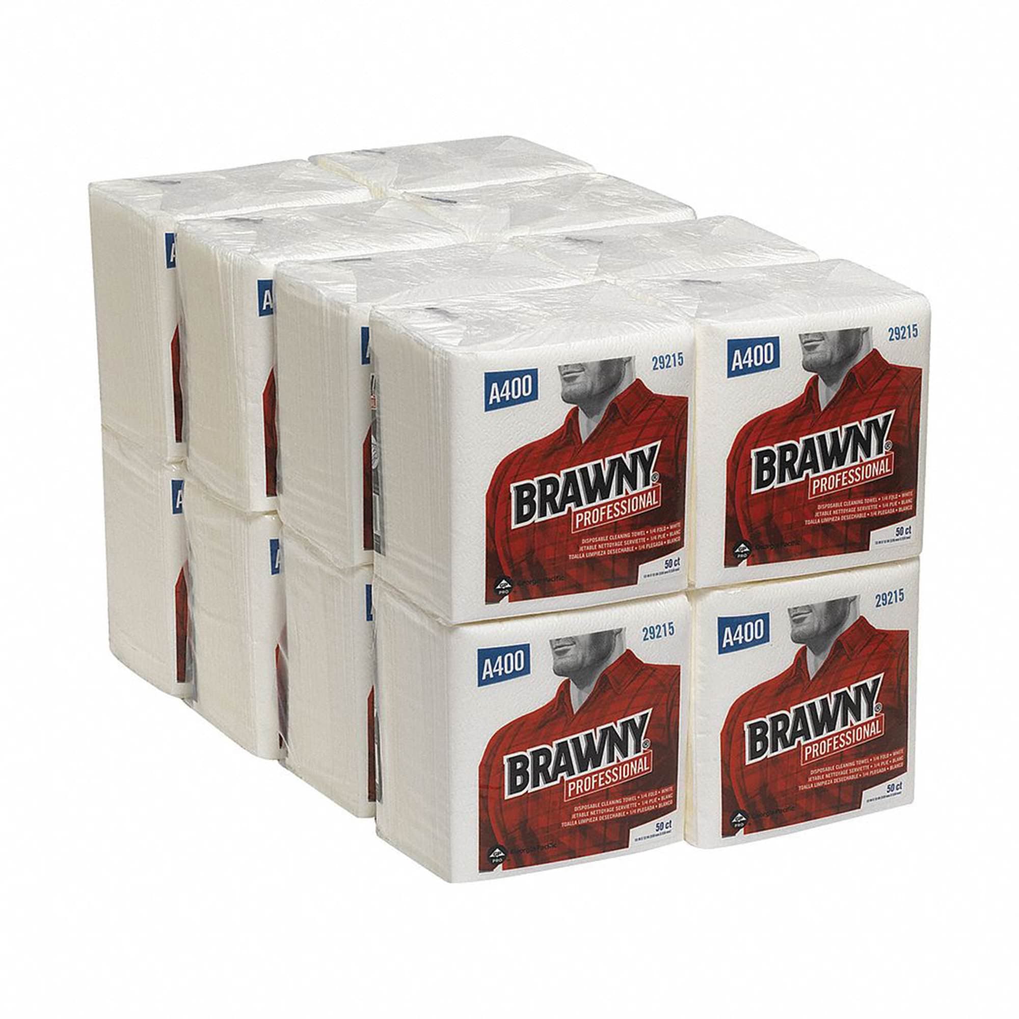 Brawny Industrial Task Wipe White Poly Pack NonSterile - Image 3