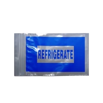 Elkay Plastics Reclosable Refrigerate Bag Clear-Blue 2 mil, 9 x 12 Inch - Case of 1000 - Image 1