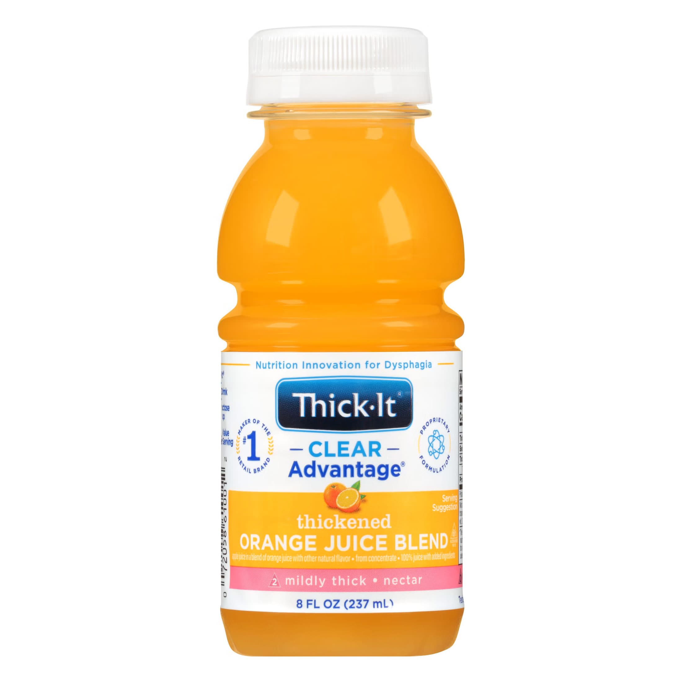 Thick-It Clear Advantage Nectar Thickened Beverage, Orange, 8 oz - Each - Image 1