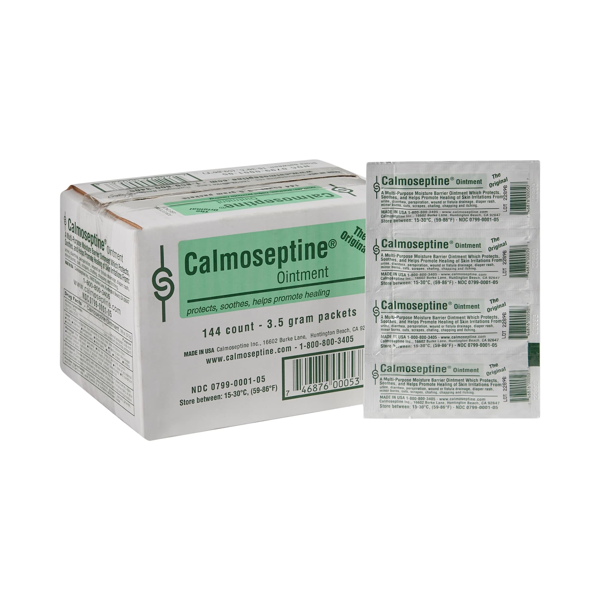 Calmoseptine Moisture Barrier Ointment, 3.5 gram - Case of 144 - Image 1