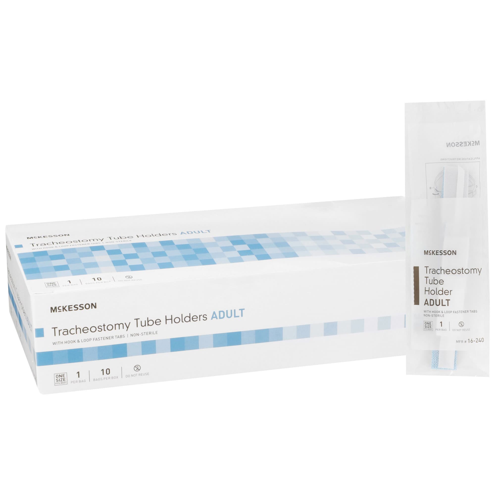 McKesson Tracheostomy Tube Holder Adult, One Size Fits Most - Image 1