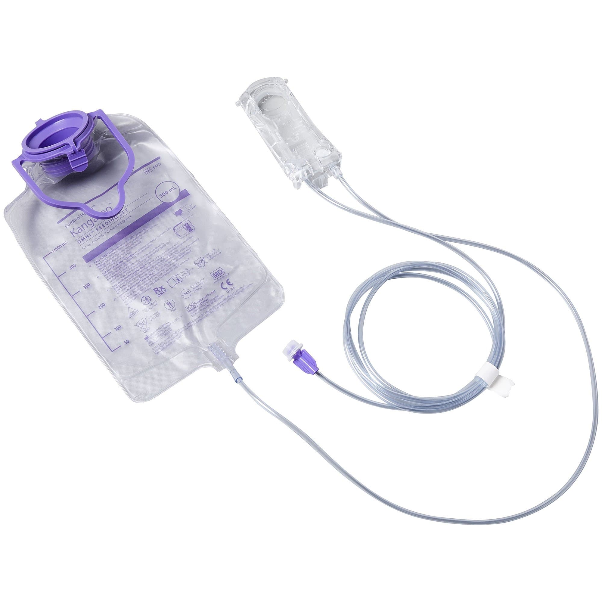 Kangaroo OMNI Feeding Set, Non-Sterile, 500 mL - Case of 30 - Image 1