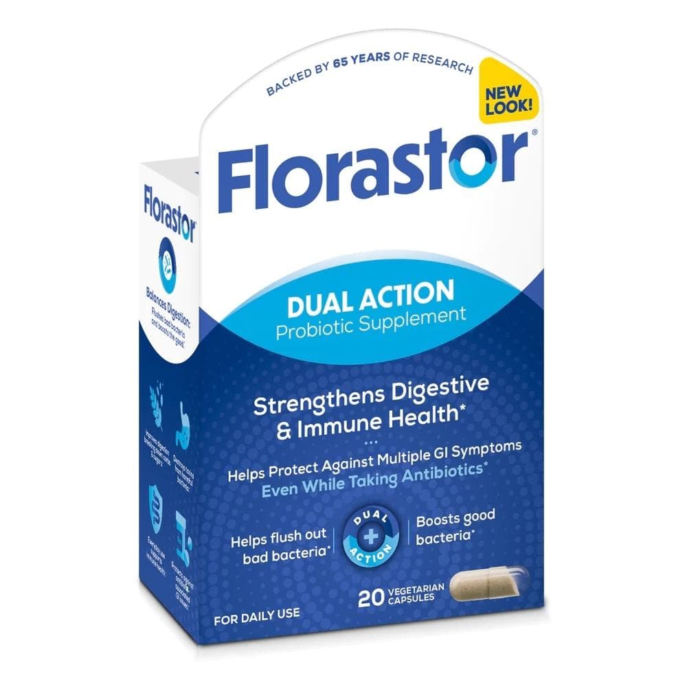 Florastor Dual Action Probiotic Supplement