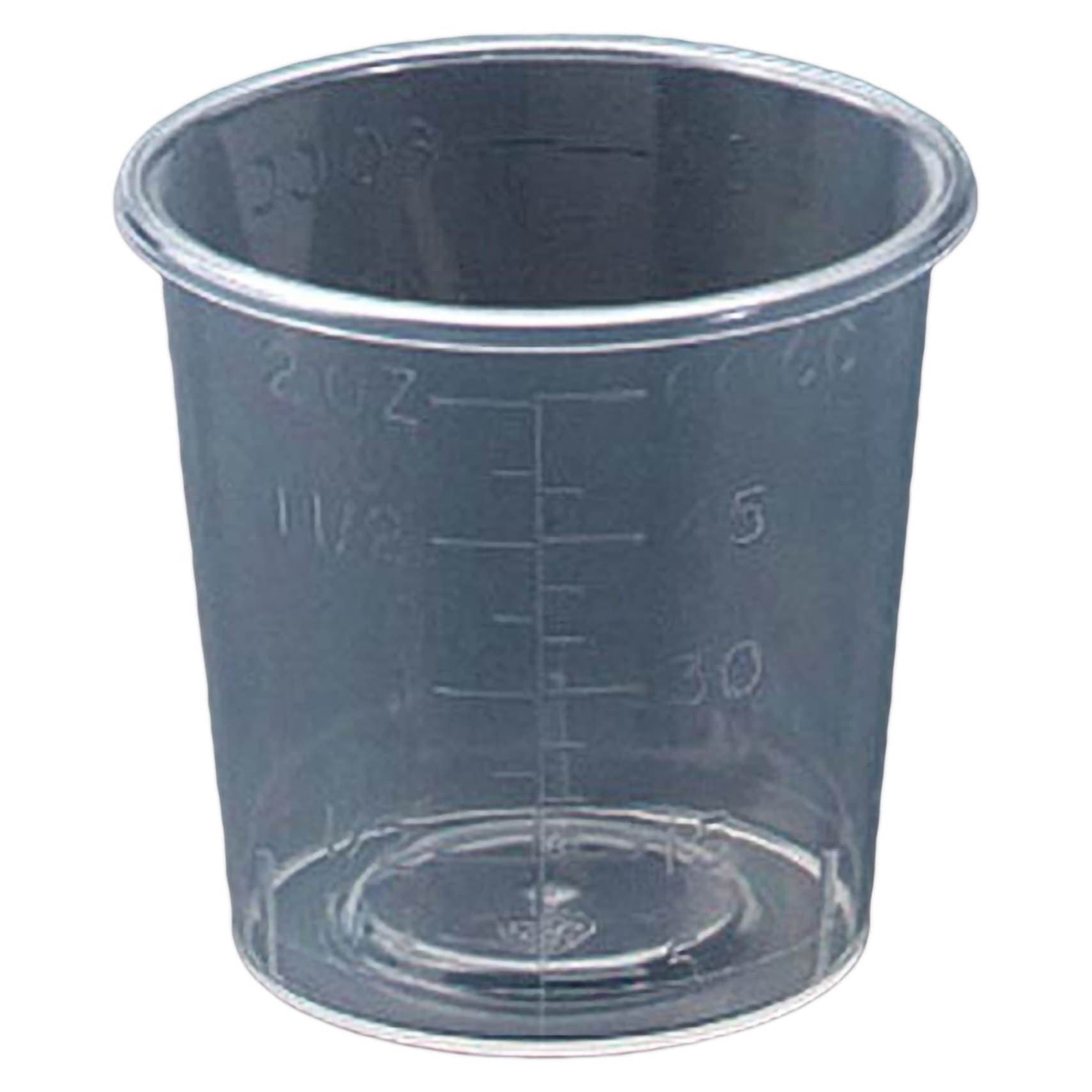 Sklar Graduated Medicine Cup, Clear Plastic, Disposable