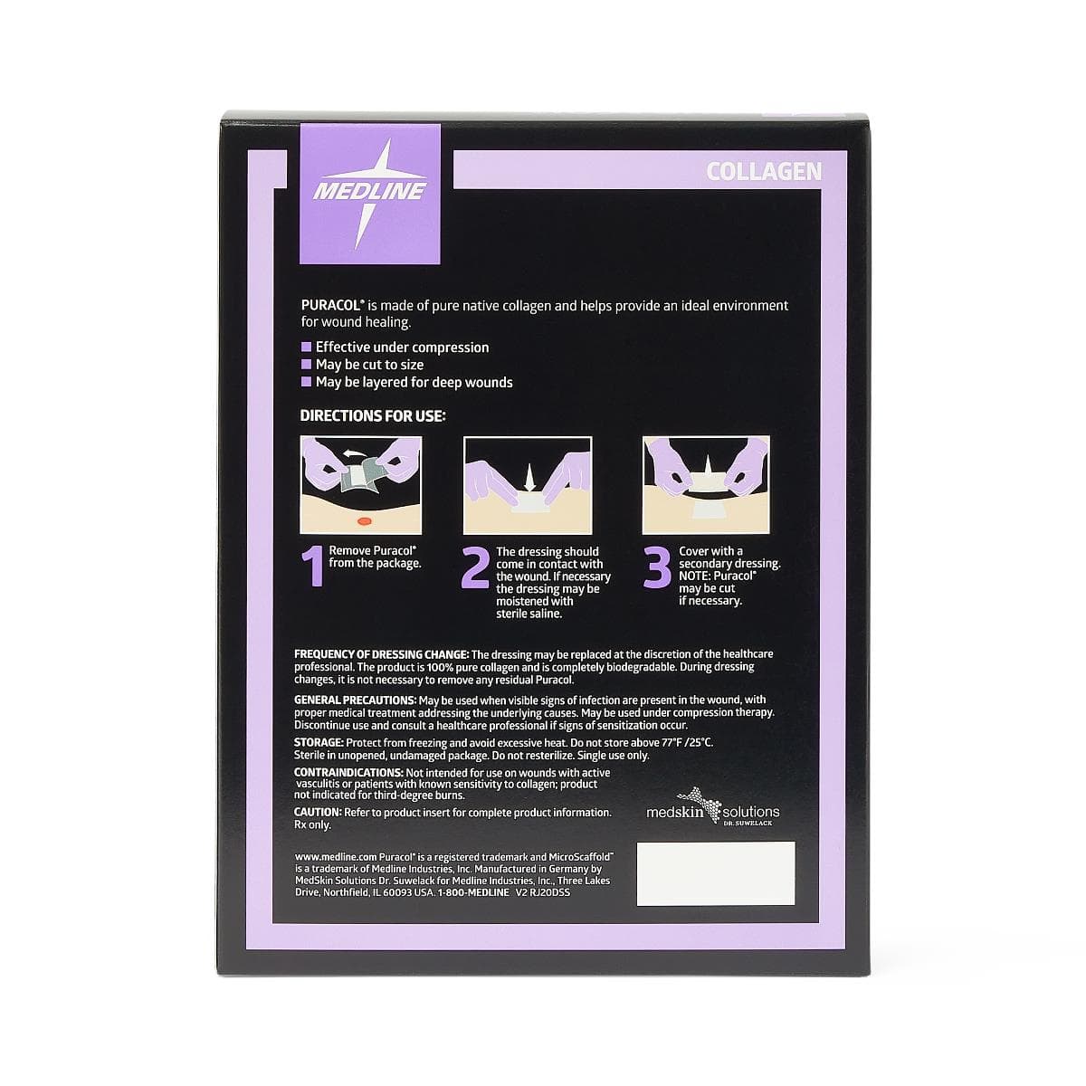 Puracol Collagen Wound Dressing, Sterile - Image 3