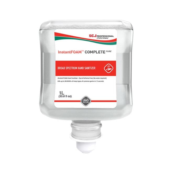 Deb InstantFOAM Complete PURE Hand Sanitizer Refill, 1 Liter - Case of 6 - Image 1