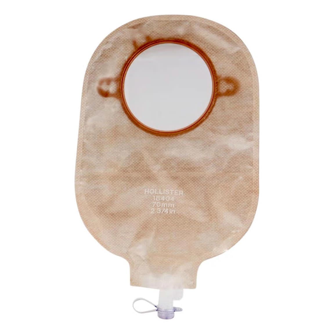 New Image 2-Piece Urostomy Pouch, Transparent, 2-3/4 Inch - Each - Image 1