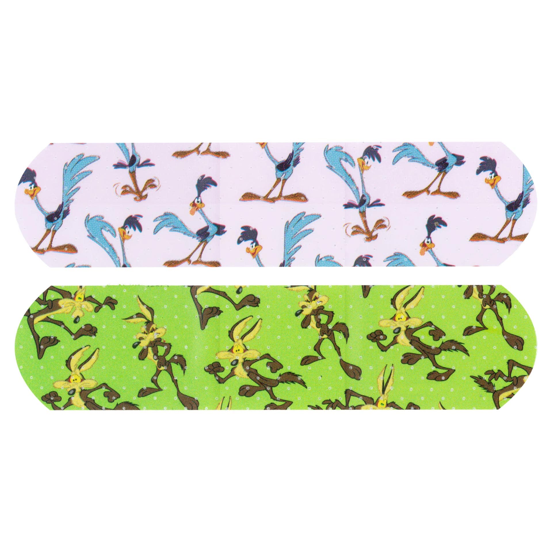 Dukal Looney Tunes Wile Coyote-Roadrunner Stat Strip Adhesive Bandages, 3/4 x 3 Inch - Case of 1200 - Image 1
