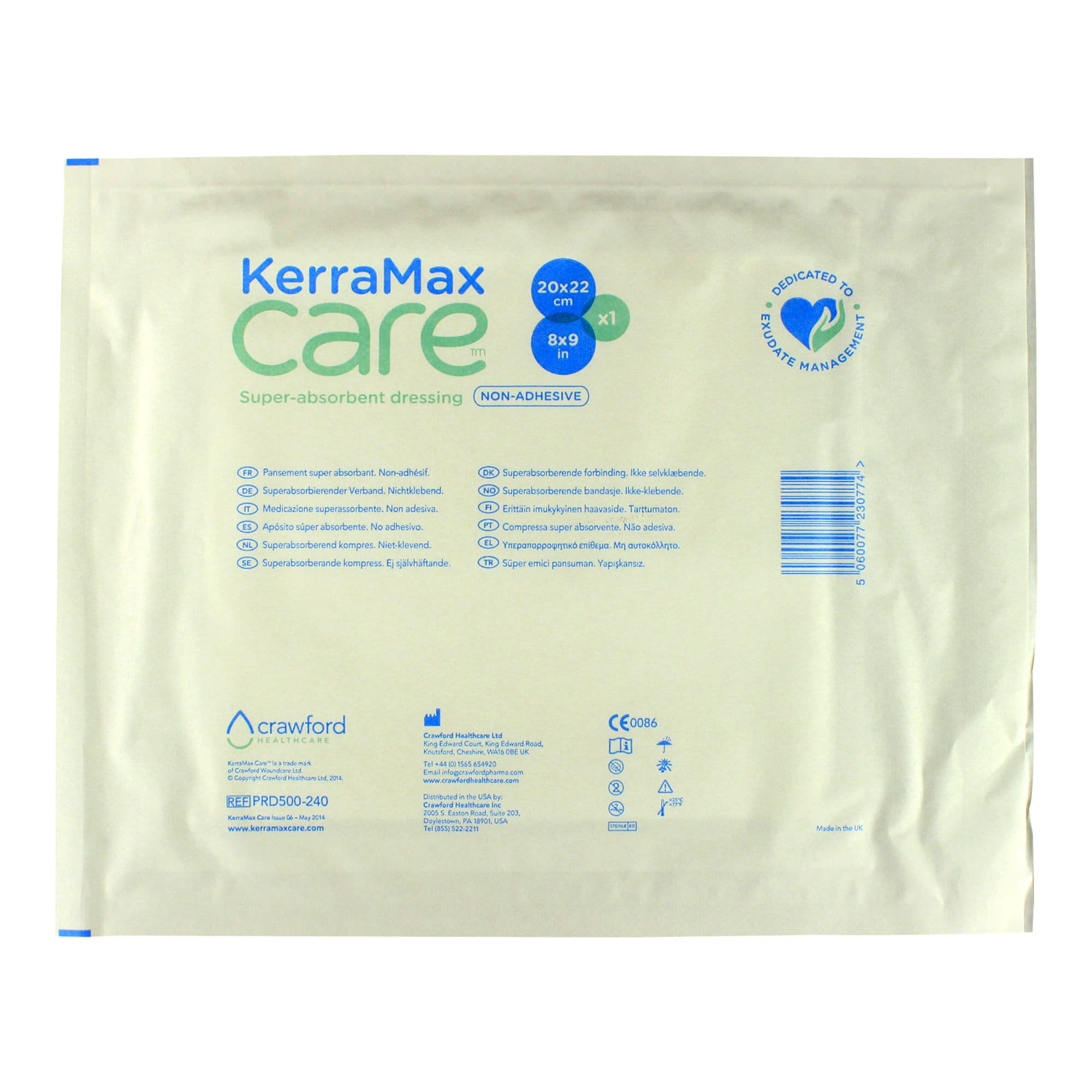 KerraMax Care Super Absorbent Dressing, 8" x 9" - Image 1