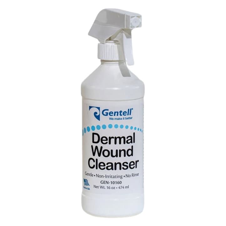 Gentell Dermal Wound Cleanser Spray Bottle NonSterile, 16 oz. - Each - Image 1