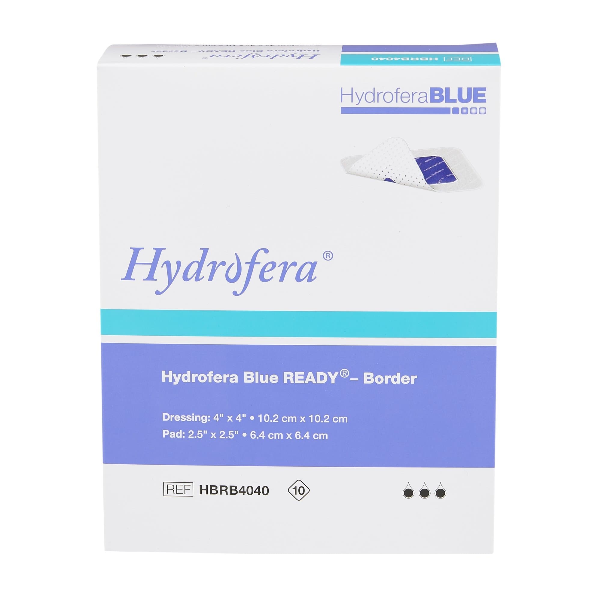 Hydrofera Blue Ready Border Antibacterial Foam Dressing - Image 2