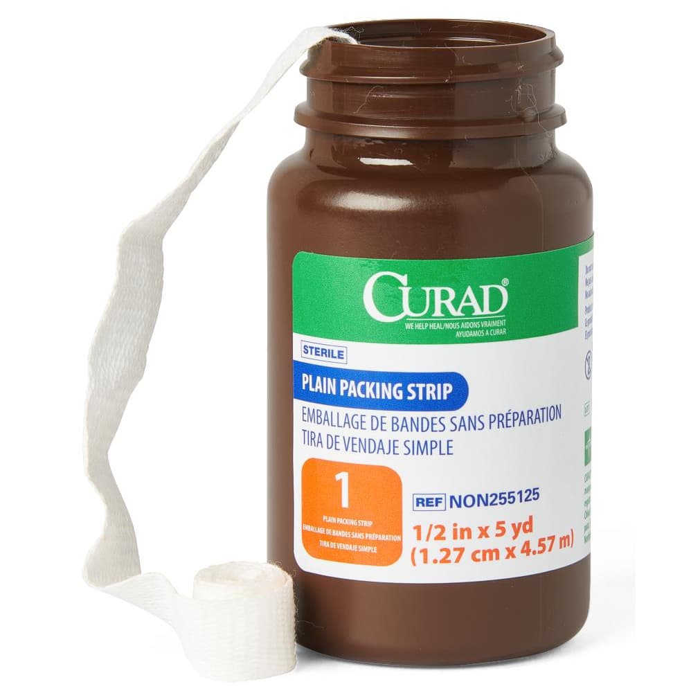 Curad Sterile Plain Packing Strip, 1/2 Inch x 5 Yard - Each - Image 3