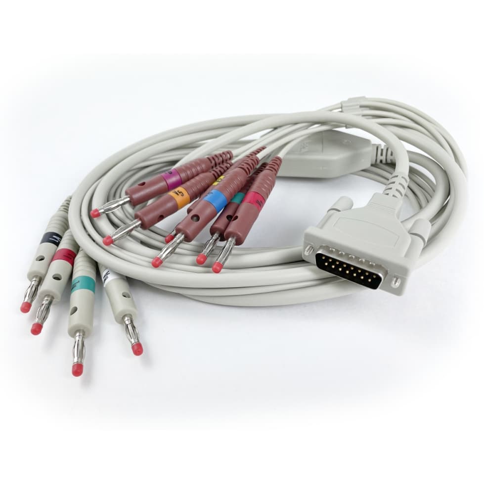 Welch Allyn 10-Lead Diagnostic Patient Cables – Electrocardiograph - Image 1