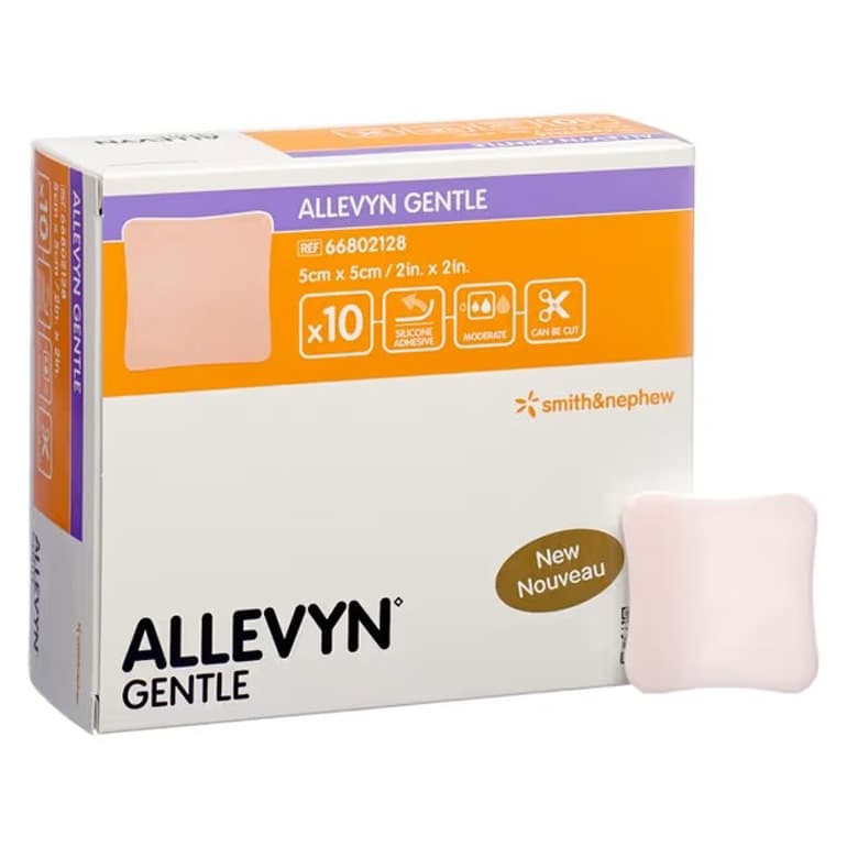 Allevyn Gentle Adhesive Hydrocellular Foam Dressing without Border - Image 1