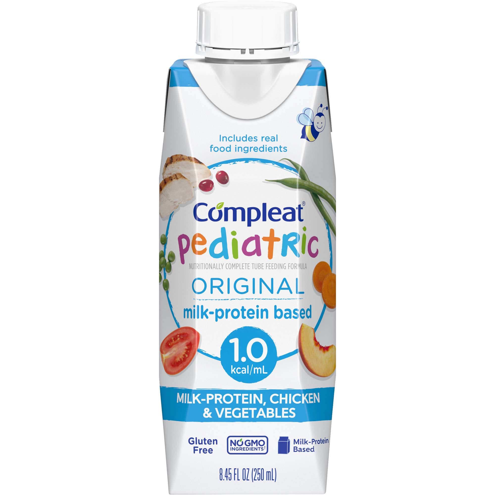 Compleat Pediatric Original 1.0 Milk-Protein Based Tube-Feeding Formula, 8.45 oz - Each - Image 1