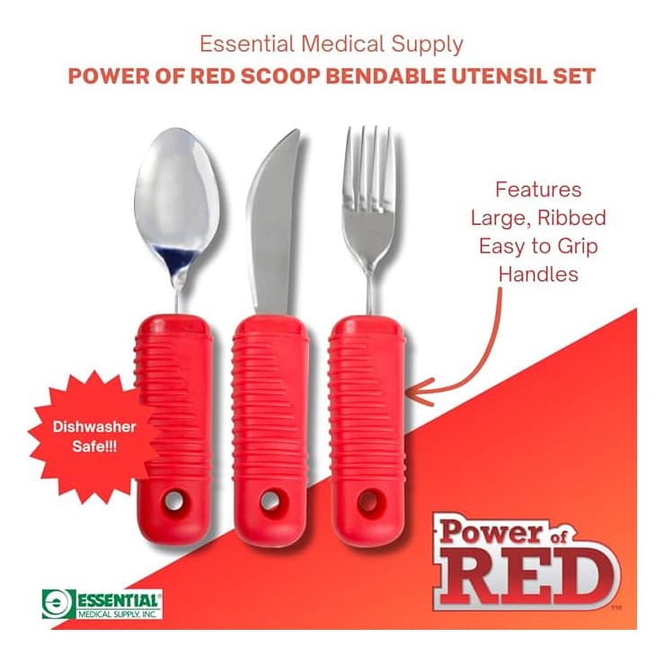 Essential Medical Supply Power of Red Utensil Set - Each - Image 2