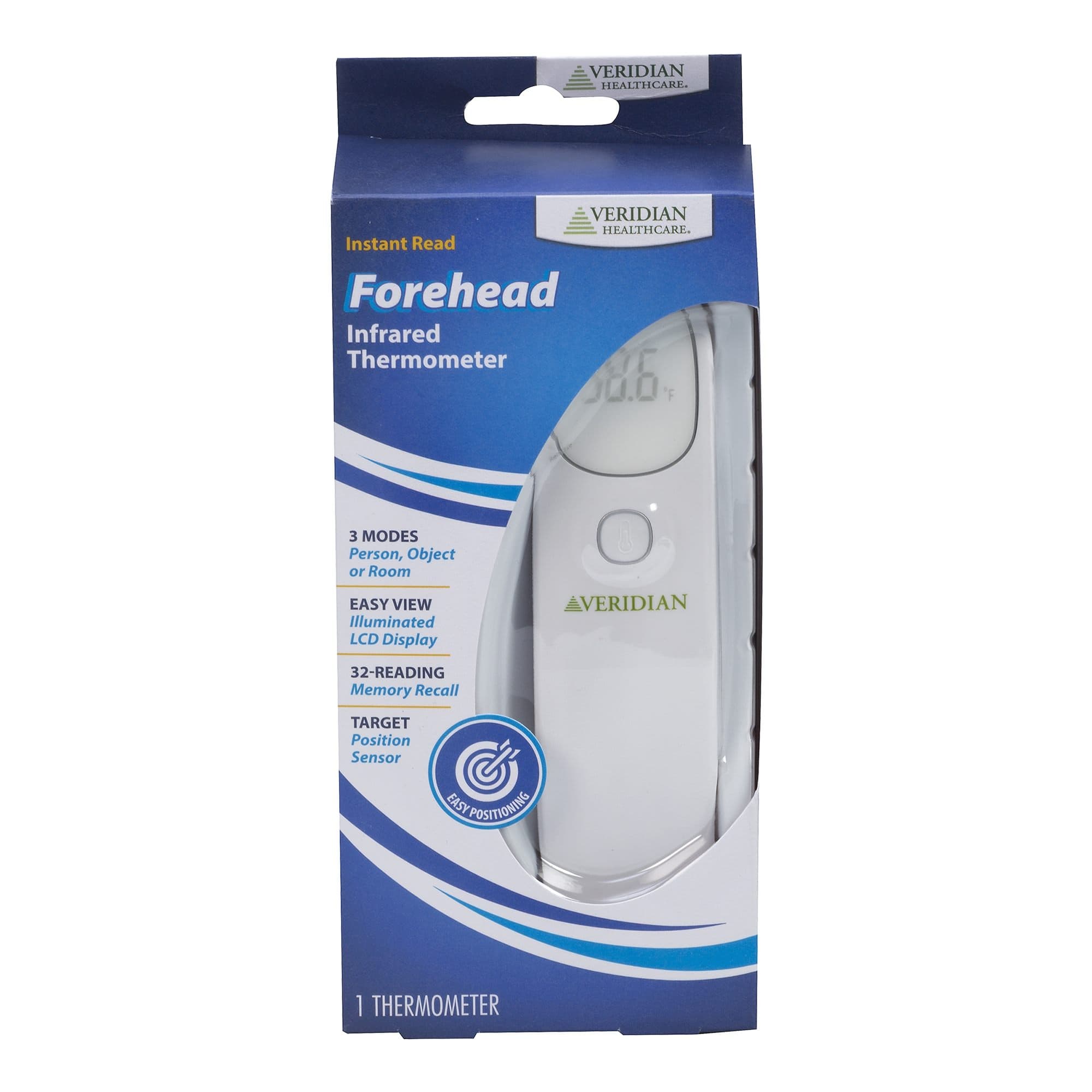 Veridian Non-Contact Infrared Forehead Thermometer - Image 3